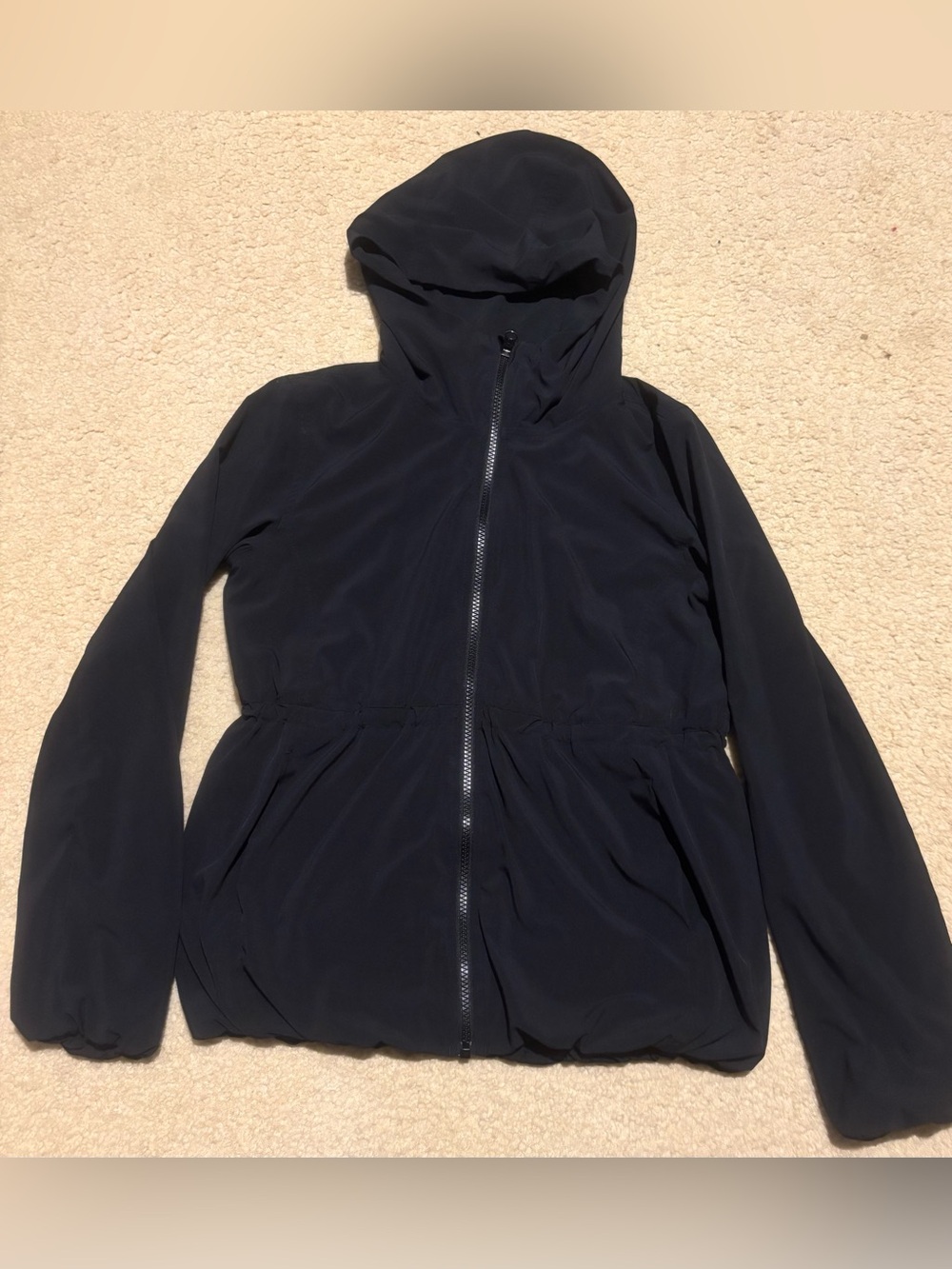 lululemon athletica Hooded Zip Jacket in black